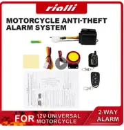 2 Way Motorcycle Anti-theft Alarm Remote Engine Start 12V Electric Bike Two Way