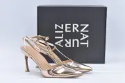 Women's Naturalizer Astrid T-Strap Heels in Rose Gold Size 10.5