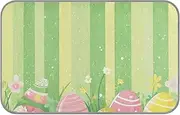 Easter Day Easter Eggs Floral Rabbit Ears Green Summer Summer Cooling mat for Dogs Self Cooling Blankets for Outdoor Cats for Rabbit Cozy Sleeping Non Slip Camas frias para Perros M