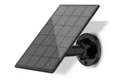 Elinz Solar Panel Only 3W Monocrystalline Cells Weatherproof for IPCAMBATTERYV2 Security Camera Power Supply