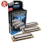 Hohner 3-PACK Blues Harp Pro Pack Harmonica Set Key G, A and C 3P532BX