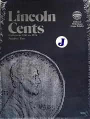 6 Vintage Whitman Albums Lincoln Cents Collection 1941 to 1974 Number Two #9030