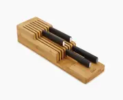 DrawerStore™ Bamboo Compact Knife Organiser