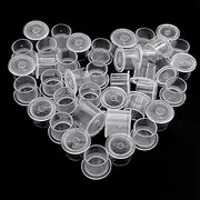 Tattoo Ink Cups 300PCS 14mm Medium Disposable Tattoo Pigment Caps with Base Plastic for Tattooing Tattoo MachineTattoo Supplies Tattoo Needles Tattoo Kits