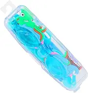 1Pair Fog Swimming Goggles with Straps Cartoon Octopus Design Lake Blue Durable Vision for Boys and Swimming Tool for Young Swimmers