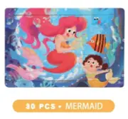 Cute Mermaid 30 pieces Puzzle toy jigsaw for Kids Ages 3-8 Educational learning