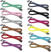 [BetterJonny] 12pcs Glasses Strap, 12 Colors PU Leather Eyeglasses Straps Chain Lightweight Eyeglasses Cord for Men & Women