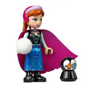 5pcs/set Frozen Series Minifigures Building Blocks Kit, Elsa Anna Mini Action Figures Toys For Children