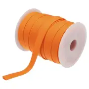 1/2 Inch Double Fold Bias Tape Continuous Bulk Bias Tape (Orange 55 Yards)