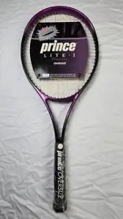 VTG NOS Prince Lite I Classic Oversize Demo Tennis Racket 4 1/2" Strung Oversize