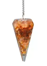 Carnelian Orgone Pendulum