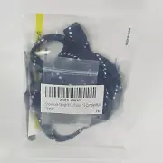 Shoemate Flat 5/16" 76cm/30in Shoelaces Aglets Length Adjuster Black w/ White