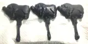 3 Rustic Hog Pig Wall Hooks 7.5" tall, 5.5" wide and 1" thick approximate