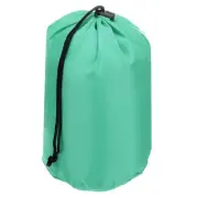 Stuff Sack, 7 x 13 Inch Waterproof Outdoor Storage Sack Drawstring Light Green