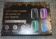 Hand Warmers Rechargeable, 2 Pack Purple, USB Reusable Portable Pocket.