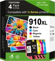 4PK 910XL Ink Cartridges For HP OfficeJet 8010 8012 8022 8024 8025 Pro 8024 8035