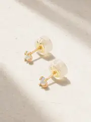 [Melissa Joy Manning] Melissa Joy Manning - 14-karat Recycled Gold Opal Earrings - One size One size Gold