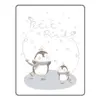 【韓國Petit Bird】竹纖維嬰幼兒防水保潔床墊/防尿墊（企鵝家族）65*85cm 廠商直送
