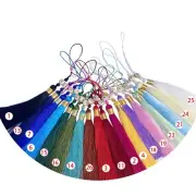 2pcs/lot Fringe Tassel Hanging DIY Craft Bookmark Sewing Finishes Trim 12cm T13