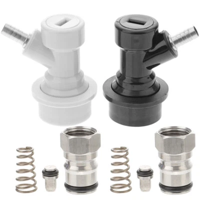 2 Sets Barrel Valve Tap for Keg Kegerator Coupler Parts Stainless