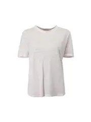 Pink Linen T-Shirt