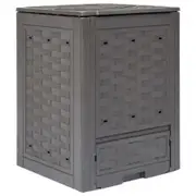 Garden Composter Brown 60x60x83 cm 300 L