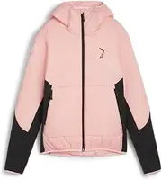[PUMA] Womens Seasons Hybrid Primaloft Jacket Running Athletic Outerwear Full Zip Breathable - Pink