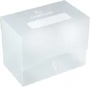 Gamegenic 80 Sleeves Side Holder Deck Box, Clear