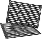 Htanch PG521 (2-Pack) Porcelain Steel Cooking Grid Grates for Weber Spirit E-210, Spirit S 200 & 210, Genesis Silver A, Spirit 500 Gas Grills, 7521 65905 7522 7523 65904