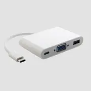 [AT-CMVGAUSBCF] Thunderbolt USB 3.1 Type C to VGA + USB + Card Reader Video Adapter