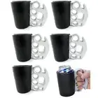 6PK Brass Knuckles Drink Kooler Can/Stubby Holder/Insulated Cooler Beer/Soda