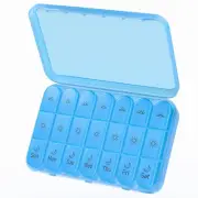 Weekly Pill Organizer 3 Times a Day, Large 7 Day Pill Box 3X a Day with Separ...
