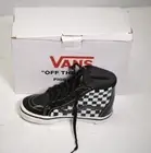 Vans Off The Wall VN0A4DKU Checkered High Top Shoe Piggy Bank Black / White