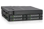 Icydock MB604SPO-B ToughArmor 4 x 2.5" SAS & SATA SSD/HDD/ODD Backplane Cage