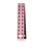 logo-patch scarf One size Pink
