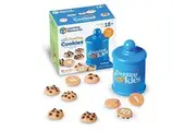 Learning Resources Smart Counting Cookies - 13 Pieces, Ages 18+ Months Toddler Counting Sorting Skills, Toddler Math Learning Toys, Play Food for Toddlers, Chocolate Chip Cookies