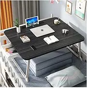 Folding Leg Portable Laptop Bed Desk,Card Slot/Cup Holder/Storage Drawer Multi-Function Bed Tray Table,Eating Writing Bed Tray Write