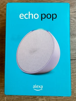 New Sealed Amazon Echo Pop Smart Speaker Alexa Full sound Lavender Bloom C2H4R9