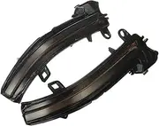 TDTAPN Pair Led Car Daytime Fog Day Running Lights Compatible for BMW 1/2 Series F52 F45 F46 Rearview Mirror Dynamic Strobe Strip Turn Lamp