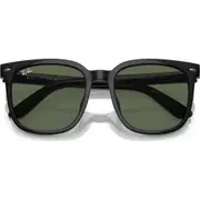 Ray-Ban 57mm Square Sunglasses in Black Blue at Nordstrom One Size