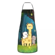 Funny Cooking Master Apron Men Women Unisex Kitchen Chef Mochi Cat Tablier U