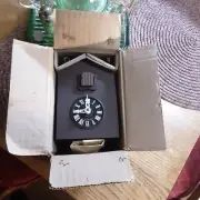 vintage cuckoo clock In Box NEW OLD STOCK! COMPLETE Except Pendulum