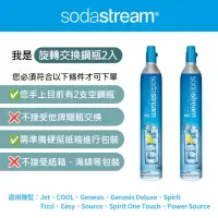 在飛比找momo購物網優惠-【Sodastream】二氧化碳交換旋轉鋼瓶 425g-二入