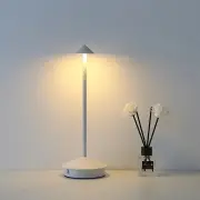 ANYHOUZ Hotel Lightning Lamp White Type-C Rechargeable Table Lamp Creative Dining Touch Led Decorative Lamp
