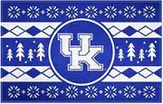 FANMATS 25837 Kentucky Wildcats Holiday Sweater Starter Mat Accent Rug - 19in. x 30in. | Sports Fan Home Decor Rug and Tailgating Mat