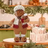 在飛比找樂天市場購物網優惠-创可达新款圣诞节公仔54CM大号饼干人摆件橱窗装饰圣诞儿童礼