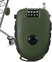 [Generic] Travel Luggage Locks, 4-Digit Combination Lock, Lightweight Luggage Padlock, 4-Digit Combination,Heavy Duty Padlocks Secured Close of Your Gates and Pets, 9.5x6.5x2.2cm