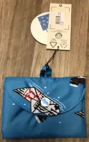 Radley London Collapsible Tote - "Sail Away" Dog/boats- Blue - Brand New! RARE