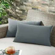 Outdoor Water Resistant Throw Pillows, Feathers and Down Filled Decorative