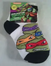 Planet Sox TMNT Ninja Turtles kids socks NWT size 5-6.5, shoe size 5.5-8.5